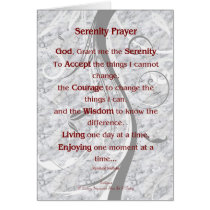5x7 Serenity Prayer Greeting Card