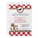5x7 Summer Time Picnic Barbecue Invitation