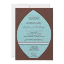 5x7 Surfer Baby Surf Board Baby Shower Invitation