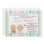 5x7 TWIN Girl Girls Girly Baby Shower Invitation