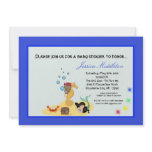 5x7 Under the Sea Ocean Boy Baby Shower Invitation