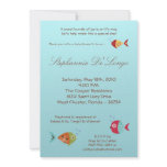 5x7 Under the Sea OceanFish Baby Shower Invitation