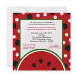 5x7 Watermelon Summer Picnic Barbecue Invitation