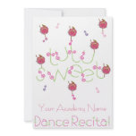 5x7 Your Name Dance Recital Invite