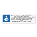 600px-Breastfeeding-icon-med.svg, ... - Customised bumper stickers
