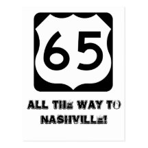 600px-US_65.svg, All the way to Nashville! Postcard
