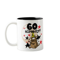 60 Already Birthday mugs