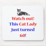 60 Cat Lady Mousepads