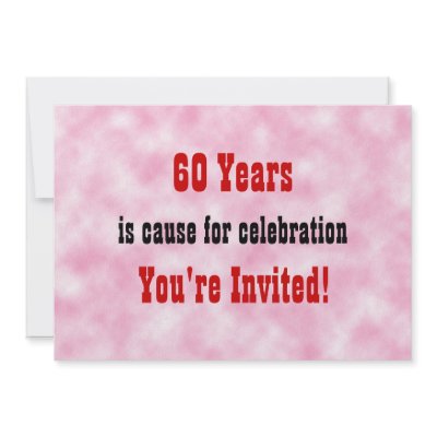 60  Celebration Custom Invite by tabbcardsandinvites