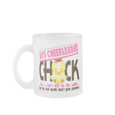 60’s Cheerleader Chick Mugs by chicktees