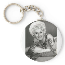 '60 Tattooed Lady Keychain