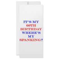 60 Where's my spanking?