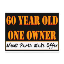 60 Year Old, One Owner - Needs Parts, Make Offer Postcard