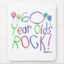 60 Year Olds Rock! Mousepad
