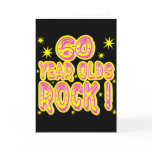 60 Year Olds Rock! (Pink) Greeting Card