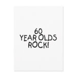 60 Year Olds Rock Postcards