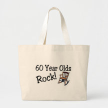 60 Year Olds Rock (Rocking Chair) Tote Bags