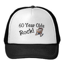 60 Year Olds Rock (Rocking Chair) Trucker Hat