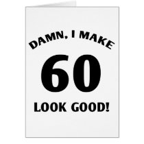 60 Yr Old Gag Gift Cards