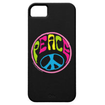 60's, 70's Peace Sign iPhone 5 Covers