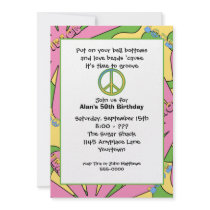 60s Birthday Party Invitation