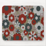 60's Florals Mouse Pad