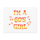60s Girl Postcard