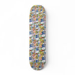 60s Hippie flower girl painting Skateboards
