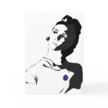 60's Lady Card