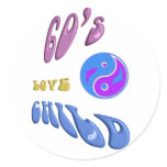 60's Love Child Stickers