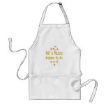 60s Music Brightens My Life Aprons