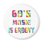 60s Music Refrigerator Magnet