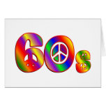 60s Peace Sign Greeting Cards