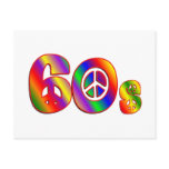 60s Peace Sign Post Cards