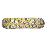 60s Peter Max style flower girly Skateboards