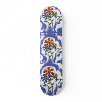 60s Peter Max style happy flowers Skateboards