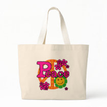 60s Style Peace Canvas Bags