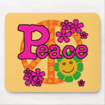 60s Style Peace T-shirts and Gifts Mousemat