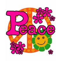 60s Style Peace T-shirts and Gifts