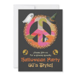 60's Theme Halloween Party Invitation