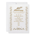 60th anniversary party invitation