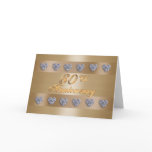 60th anniversary party invitation diamonds