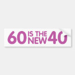 60th birthday bumper sticker