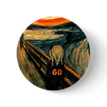 60th Birthday Pinback Button