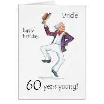 60th Birthday Card for an Uncle