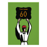 60th Birthday Football Party Invitation - Official