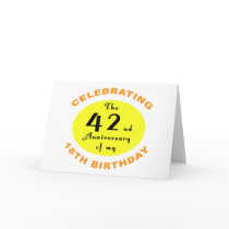 60th Birthday Gag Gift Greeting Card