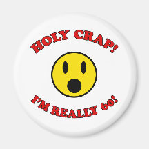 60th Birthday Gag Gifts Refrigerator Magnets