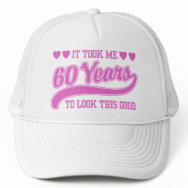 60th Birthday Mesh Hats