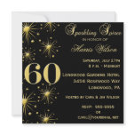 60th Birthday Invitations